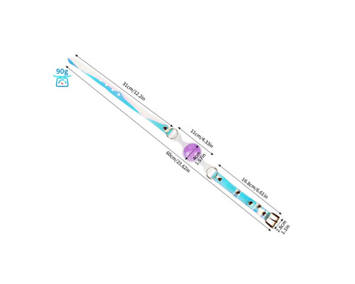 Кляп Liebe Seele Crystal Ball Gag - Purple (Small Ball)