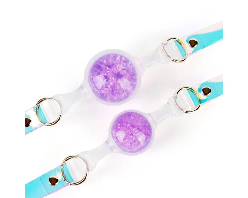 Кляп Liebe Seele Crystal Ball Gag - Purple (Large Ball)