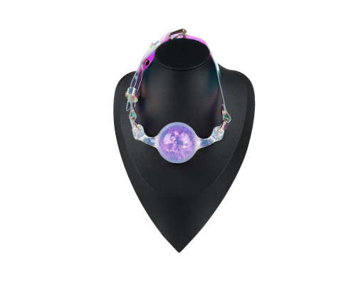 Кляп Liebe Seele Crystal Ball Gag - Purple (Large Ball)