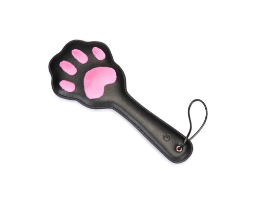 Паддл у вигляді кошачої лапки Liebe Seele Round Paddle Black/Pink