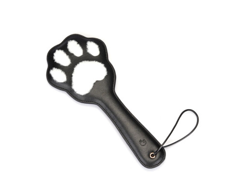 Паддл у вигляді кошачої лапки Liebe Seele Round Paddle Black/White
