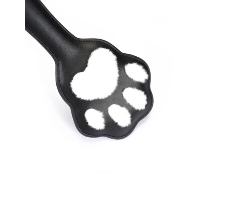 Паддл у вигляді кошачої лапки Liebe Seele Round Paddle Black/White