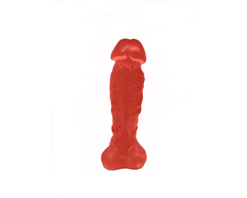 Мило у формі пеніса Чистий Кайф Red size XL, крафтове мило-член, натуральне