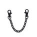 Наручники Liebe Seele Flower Rhythm - Black and Red Leather Flowers Hand Cuffs