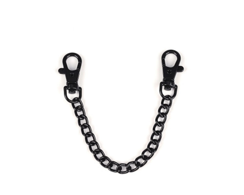 Поножі Liebe Seele Flower Rhythm - Black and Red Leather Flowers Hand Cuffs