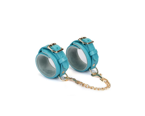 Поножі Liebe Seele Blue Lamb Leather Ankle Cuffs with Velvet Lining