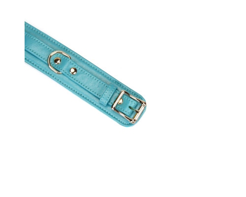 Поножі Liebe Seele Blue Lamb Leather Ankle Cuffs with Velvet Lining