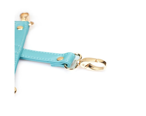Хрестовина Liebe Seele Blue Lamb leather Hogtie with Velvet Lining
