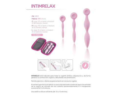 Система відновлення при вагініті Femintimate Intimrelax для зняття спазмів під час введення