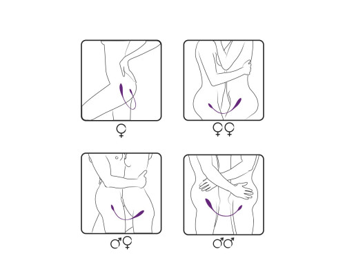 Вібратор двосторонній Adrien Lastic AD-2 з пультом LRS