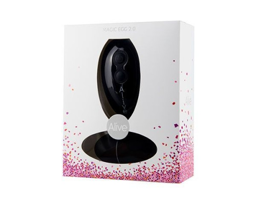 Віброяйце Alive Magic Egg 2.0 Black із пультом ДУ