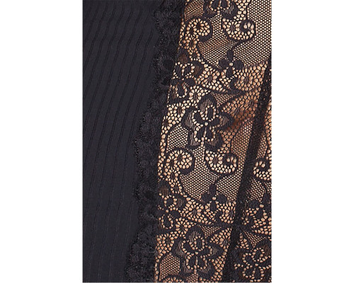 (SALE) Сорочка приталена з чашечками ZOJA CHEMISE black 6XL/7XL - Passion, трусики