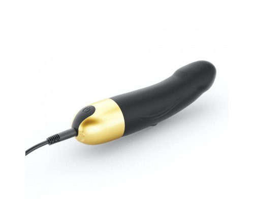 Вібратор Dorcel Real Vibration S Gold 2.0, діаметр 3,7см, перезаряджуваний, для точки G