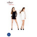 Бодістокінг Passion BS025 black, сукня-сітка, спущене плече, довгий рукав