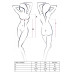 Прозора сорочка бебі-дол Passion JANET CHEMISE XXL/XXXL, white, трусики
