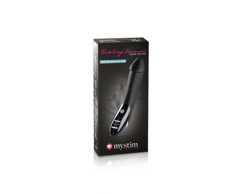 Вібратор з електростимуляцією Mystim Tickling Truman eStim Black, міостимулятор