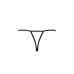 Трусики мереживні з доступом Passion Exclusive VIOLANTE THONG S/M, black