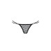 Трусики на зав'язочках з боків Passion Exclusive ZITA THONG S/M, black