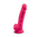 Фалоімітатор SilexD Johnny Pink (MODEL 1 size 7in), двошаровий, силікон + Silexpan, діаметр 3,8см