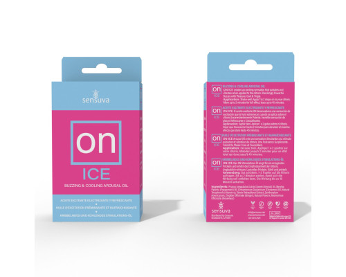 Збуджувальні краплі для клітора Sensuva – ON Arousal Oil for Her Ice (5 мл) охолоджувальні, до 30 хвилин