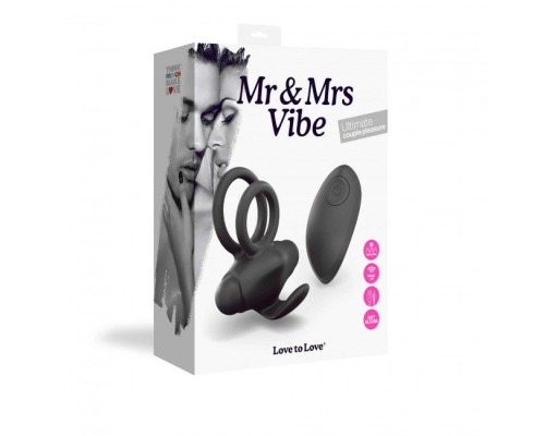 Ерекційне віброкільце Love To Love Mr & Mrs VIBE з пультом ДК