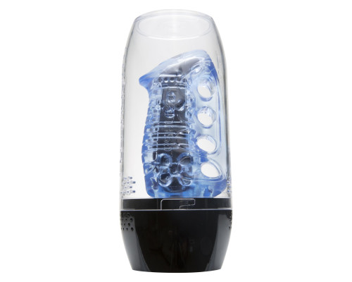 Мастурбатор Fleshlight Fleshskins Grip Blue Ice, надійна фіксація на руці, відмінно для пар та мінета