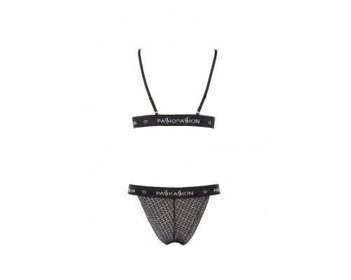 Комплект білизни Passion Exclusive GLAMISS SET S/M, black