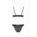 Комплект білизни Passion Exclusive GLAMISS SET XXL/XXXL, black