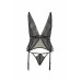 Напівпрозорий корсет Passion Exclusive MIRAJANE CORSET XXL/XXXL, black