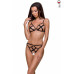 Трусики з стреп Passion Exclusive NICKY THONG L/XL, black