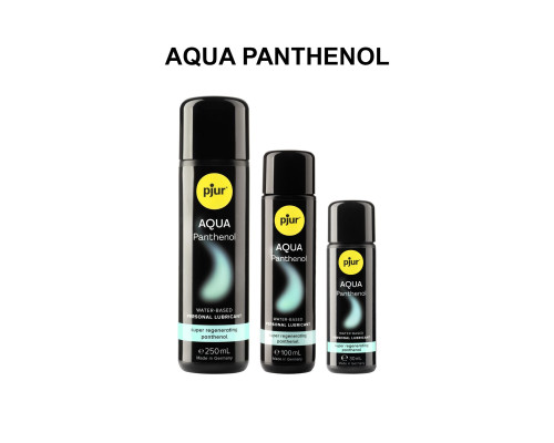 Лубрикант на водній основі pjur Aqua Panthenol 100 мл з пантенолом, догляд та зволоження