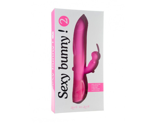 Вібратор-кролик Love To Love Sexy Bunny 2, з обертанням голівки, 3 вібромотори