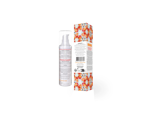 Масажна олія EXSENS Organic White Peach 50мл розігрівальна, без цукру, без парабенів, їстівна