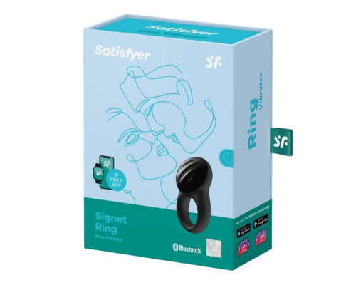 Эрекционное смарт виброкольцо Satisfyer Signet Ring