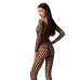 Бодістокінг з крупною сіткою Passion BS077 black