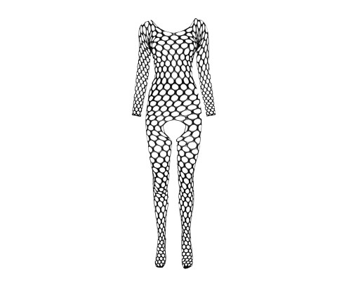 Бодістокінг з крупною сіткою Passion BS077 black