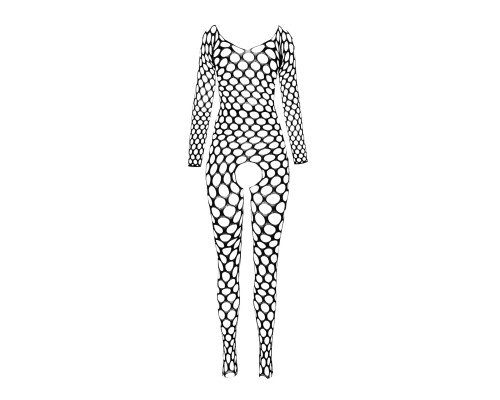 Бодістокінг з крупною сіткою Passion BS077 white