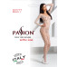 Бодістокінг з крупною сіткою Passion BS077 white