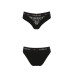 Трусики з широкою гумкою і мереживом Passion PS001 PANTIES M, black