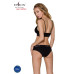 Еластичний топ з мереживом Passion PS001 TOP M, black