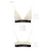 Еластичний топ з мереживом Passion PS001 TOP XL, ecru