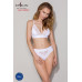 Еластичний топ з мереживом Passion PS001 TOP L, white