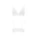 Еластичний топ з мереживом Passion PS001 TOP XL, white