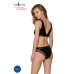 Трусики з прозорою вставкою Passion PS002 PANTIES L, black