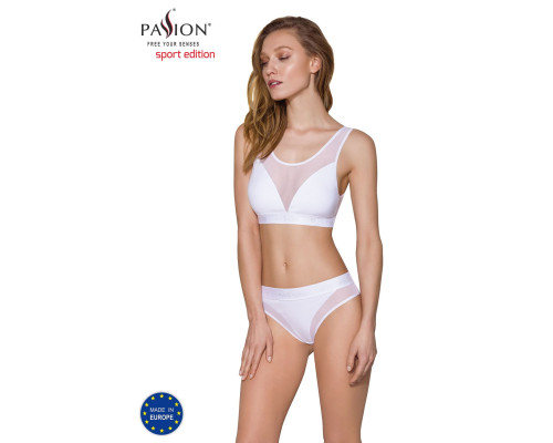 Трусики з прозорою вставкою Passion PS002 PANTIES S, white