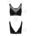 Топ з прозорою вставкою Passion PS002 TOP L, black