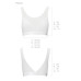Топ з прозорою вставкою Passion PS002 TOP L, white
