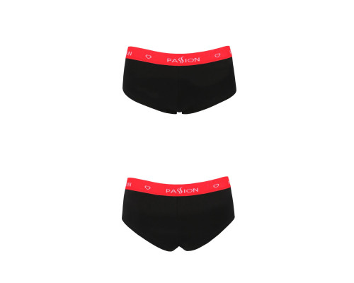 Трусики-шортики Passion PS003 PANTIES M, black