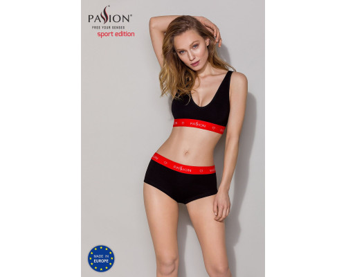Трусики-шортики Passion PS003 PANTIES XL, black