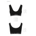 Спортивний топ з широкою гумкою Passion PS004 TOP L, black